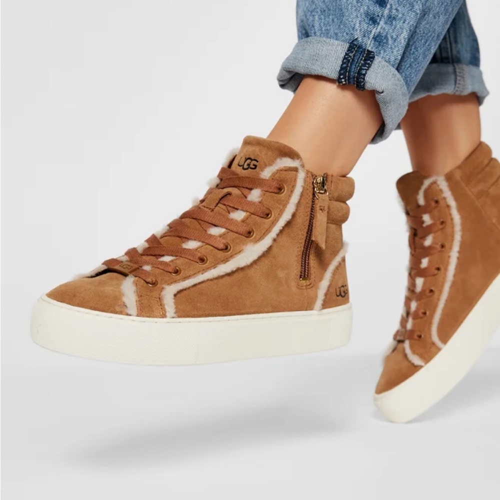 UGG Olli Heritage Sneaker — Camel SZ 7.5